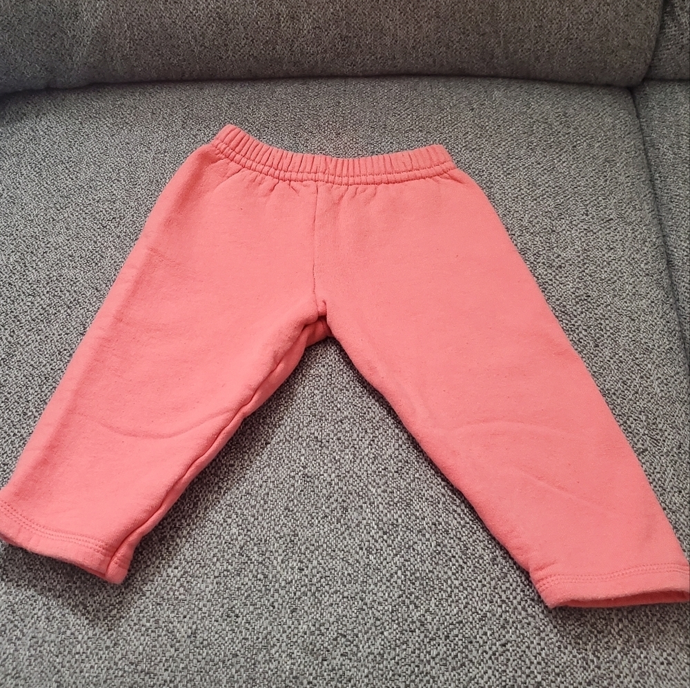 Hanes Baby Salmon Pink Pants Size 12m